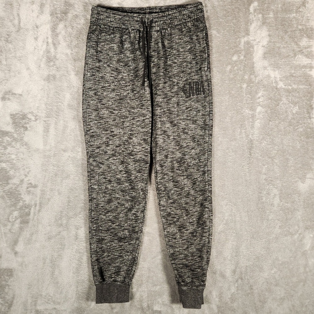 NBA Jogger Sweatpants Mens Medium‎ Grey Excellent Space Dye Athletic Pants